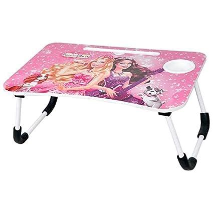 Barbie Pink Foldable Laptop Table - Front View