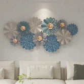 Abstract floral wall