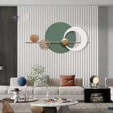 Abstract metal wall art