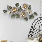 Aurora Bloom metal wall art