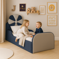 Modern Bed with Safety Sides