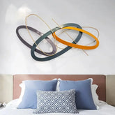 Bold circular motif wall art