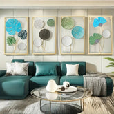 Colorful nature-inspired framed