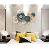 Mixed-Material Circular Wall Art