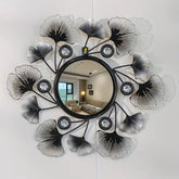 Modern Ginkgo Leaf Mirro