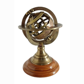 Brass Antique Style Brass Armillary Sphere Astrolabe Nautical Marine Tabletop