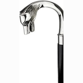 प्राचीन पीतल डिज़ाइन हेड हैंडल विंटेज स्टाइल लकड़ी की वॉकिंग केन स्टिक