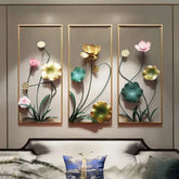 Unique – Oversized Flower Wall Art Set (3 Pieces)