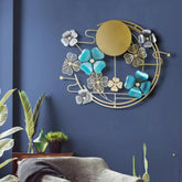 Modern Circuler of Grace – Elegant Round Metal Wall Art