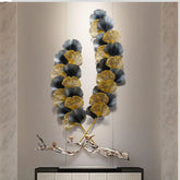 Modern Decorative Leaf & Flower Petal Design Wall Art