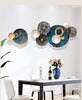 Modern Round Wall Hangings Decorative Geometric Circle Design for Living Room, Bedroom & Office Wall Décor