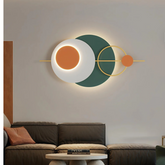Modern Abstract Geometric Circle Metal Wall Art