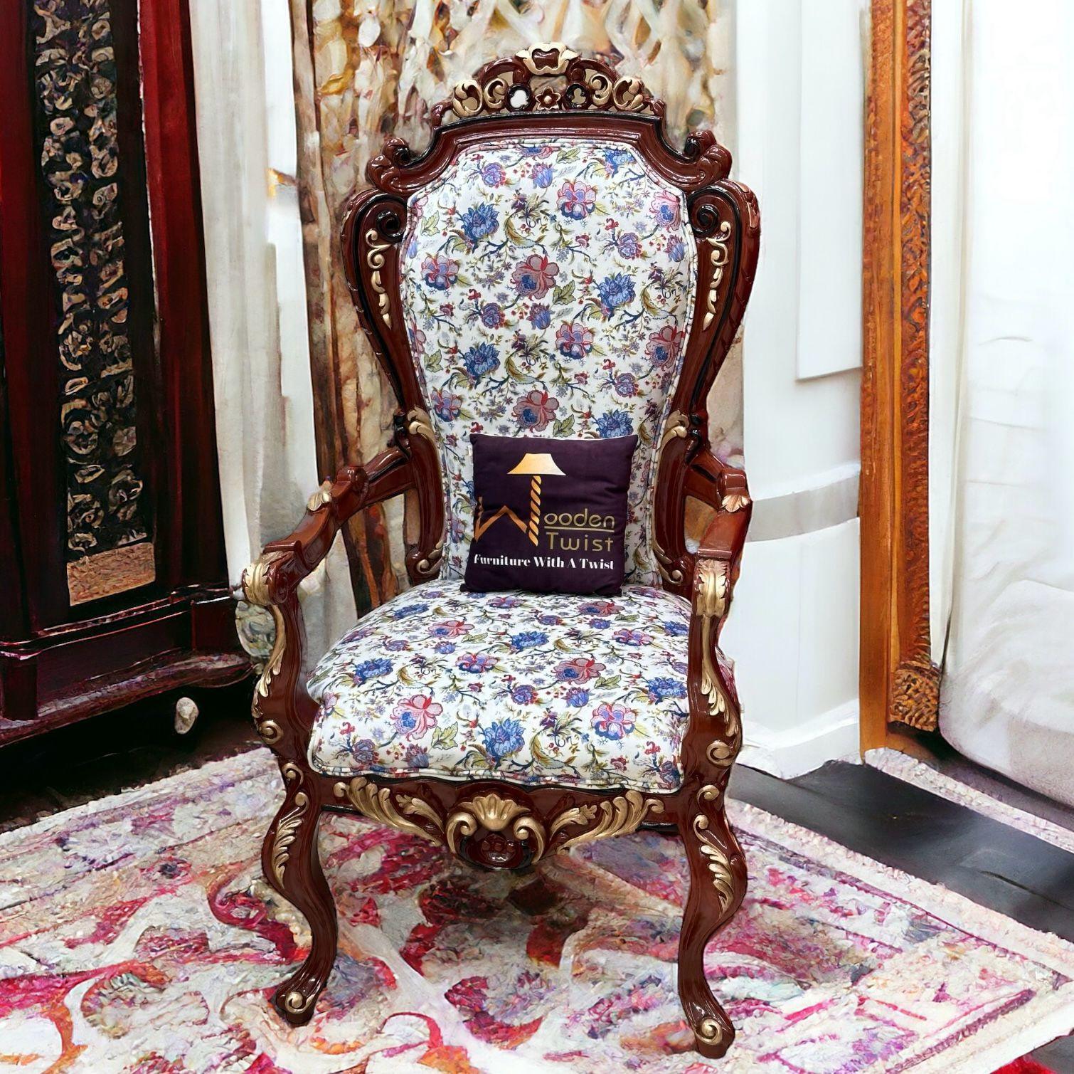 Buy Wooden Twist Deluxe Living Room Chair Online at woodentwist ...