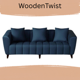 प्रीमियम रोल्ड आर्म्स 3 सीटर सोफा