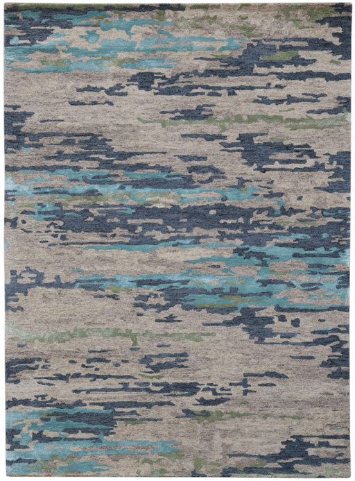 Hand Tufted Abstract Sand Color Carpet - WoodenTwist