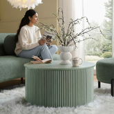 Round modern coffee table