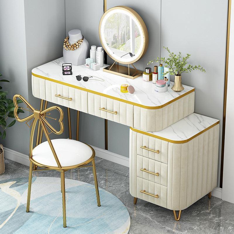 Dressing Table Stool Online Dressing Table: Gold And White Vanity