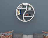 Trenton Round Floating Wall Shelf For Living Room - WoodenTwist