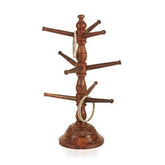 Wooden Handicraft Wooden Bangle Stand Hand Carved - WoodenTwist