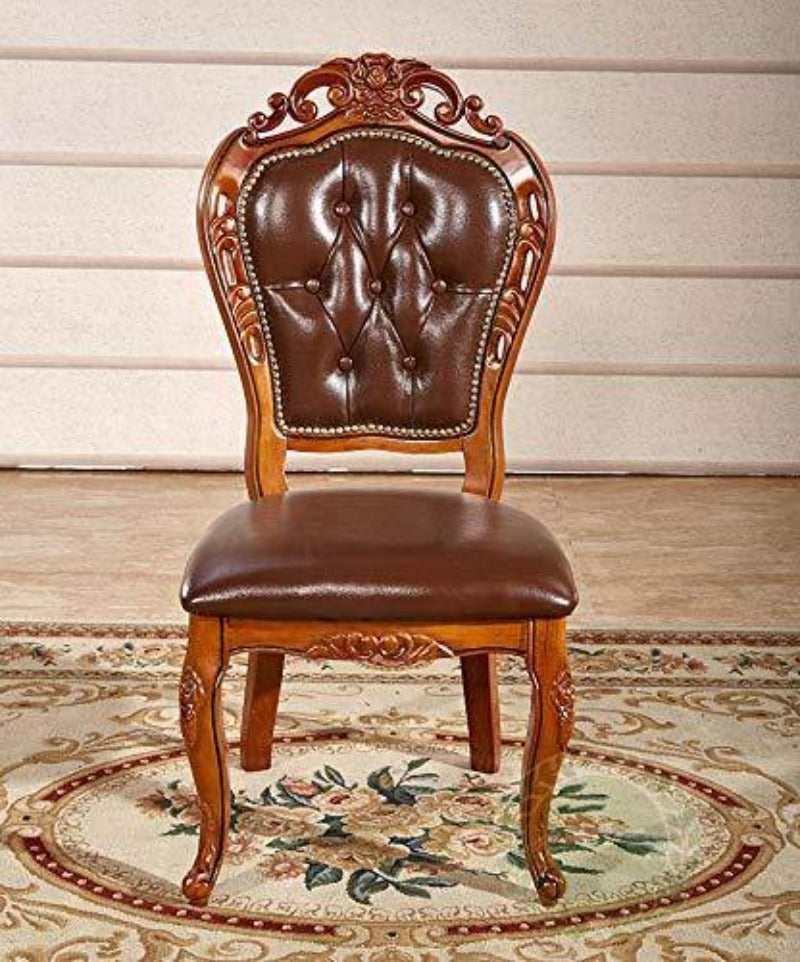 Buy Handicrafts Wooden Hand Carved Royal Look Chair Teak Wood