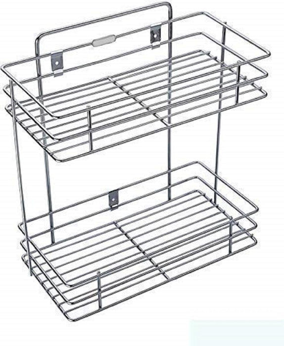 Steel Multipurpose Wall Mounted Storage Rack - WoodenTwist