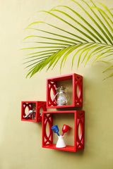 Elegant Floating Wall Shelf ( Set of 3) - WoodenTwist