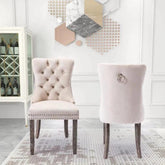 Modern Aymie Tufted Upholstered Chair (Set of 2) - WoodenTwist