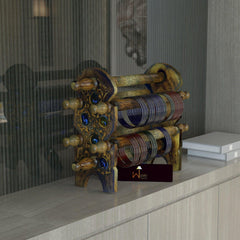Beautiful Wooden Bangle Stand/Showpiece - WoodenTwist