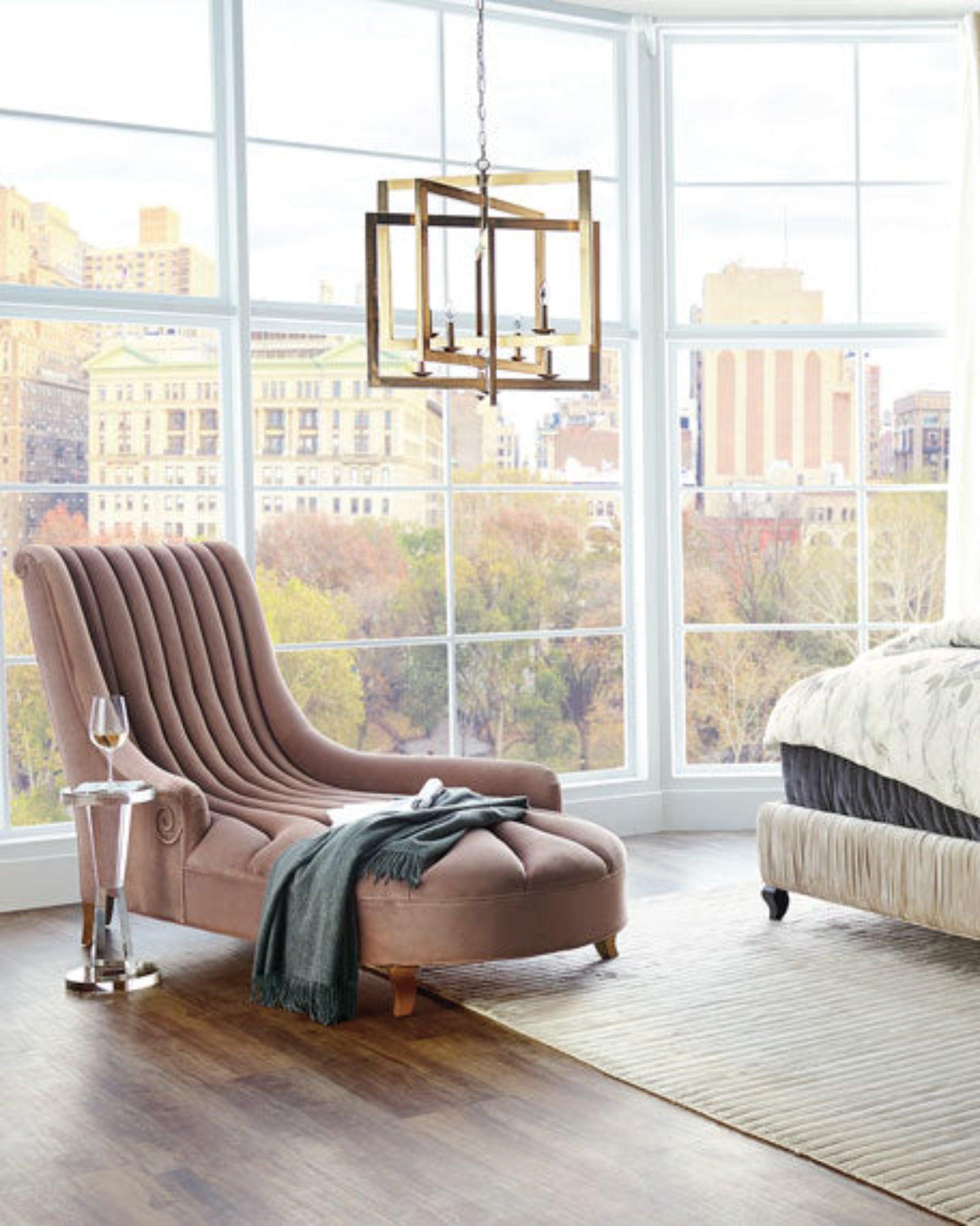 Buy Wooden Handcrafted Beautiful Chaise Lounge for Bedroom Guest