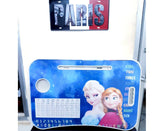 Wooden Foldable Laptop Table With Cup Holder And Mobile Tablet Holder (Multicolor) - WoodenTwist