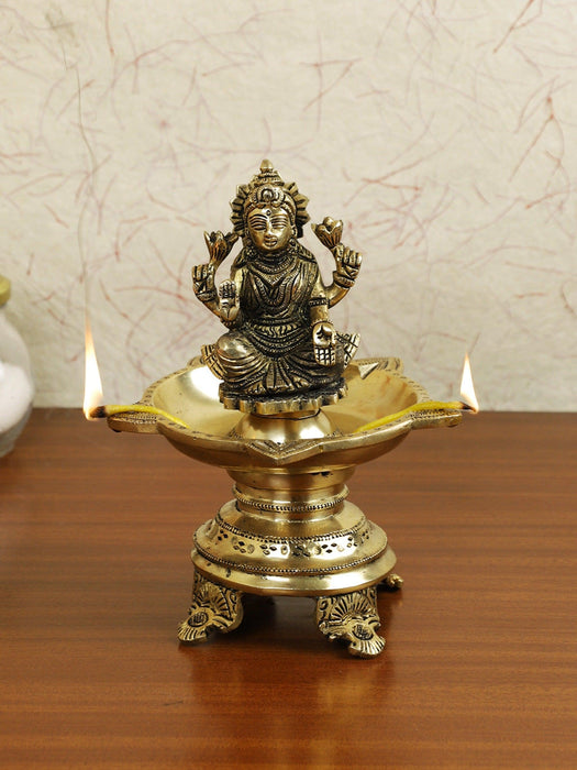 Laxmi Diya Lamp - WoodenTwist
