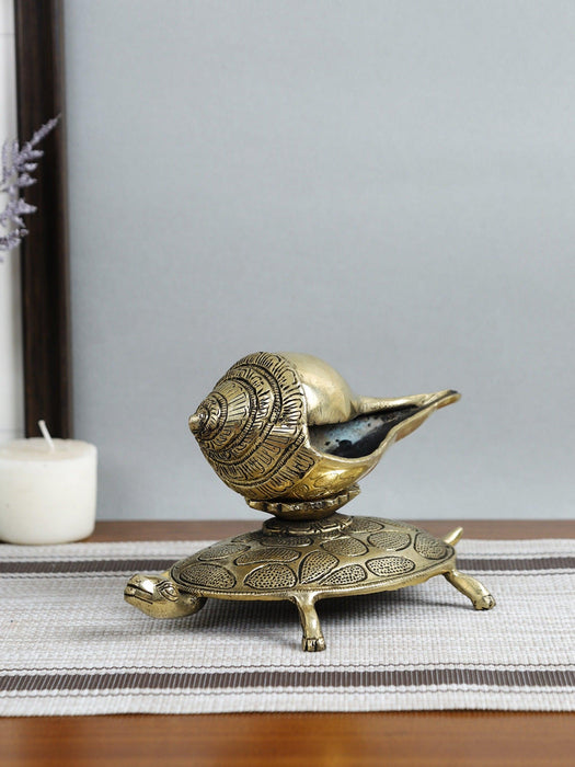 Shell On Tortoise Stand - WoodenTwist
