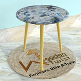 Wooden Twist Malin Round End Table - WoodenTwist