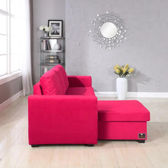 Madera 5 Seater L-Shape Sofa Cum Bed with Comfort Cushion - WoodenTwist