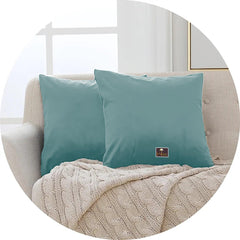 Fabrahome Cushion Cover for Couch, Sofa Bedroom And Home Decor (Set of 2) - WoodenTwist