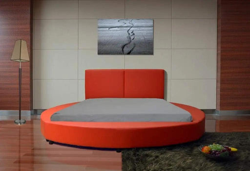 Luxury Modern Platform Round Queen Size Bed - WoodenTwist