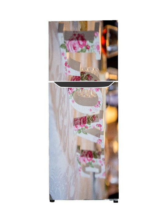 Decorative Vinyl Refrigerator Door Bed Wall Sticker - WoodenTwist