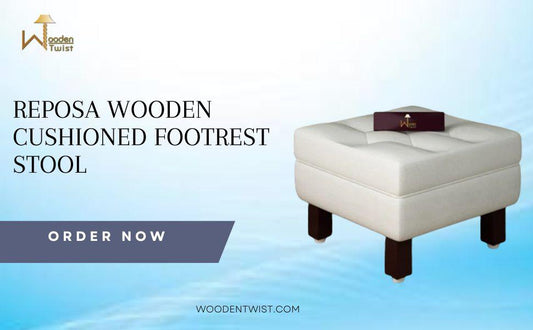 Buy Ottomans Footrest Stool Online in India at Wooden Twist