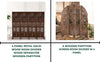 Divide Your Living Room with Modern Wooden Room Partitions