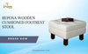 The Elegance and Functionality of Wooden Pouffe Stools