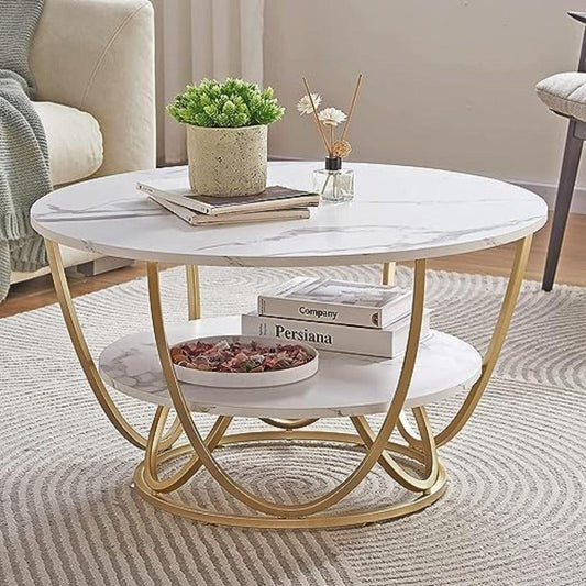 Elevate Your Living Space with a Stylish Wooden Twist Round Coffee Table