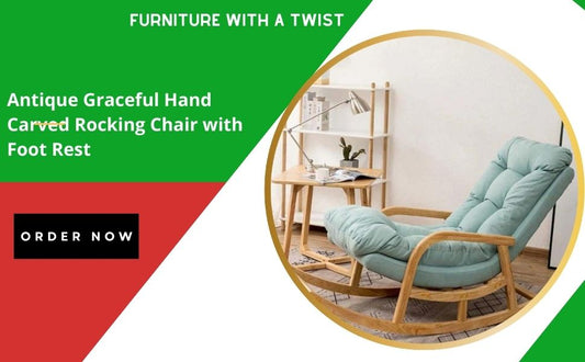 Discover the Comfort of Rocking Chairs with Foot Rest (Walnut)