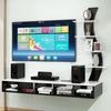 Big Tilfizyun TV Entertainment Unit Table with Set-Top Box Stand The Perfect Wooden TV Unit for Your Living Room