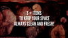 3 + items to keep your space always clean and fresh! - WoodenTwist