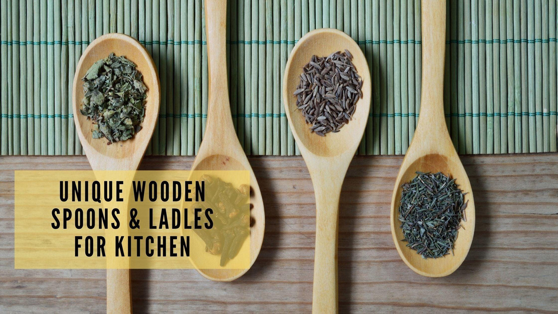 Unique Wooden Spoons & Ladles for Kitchen - WoodenTwist
