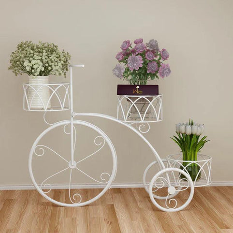 Add Charm to Your Balcony with a Tricycle Plant Stand