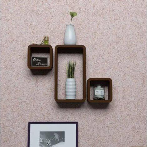 Wooden Floating Wall Shelves For Living Room - Order Now - WoodenTwist
