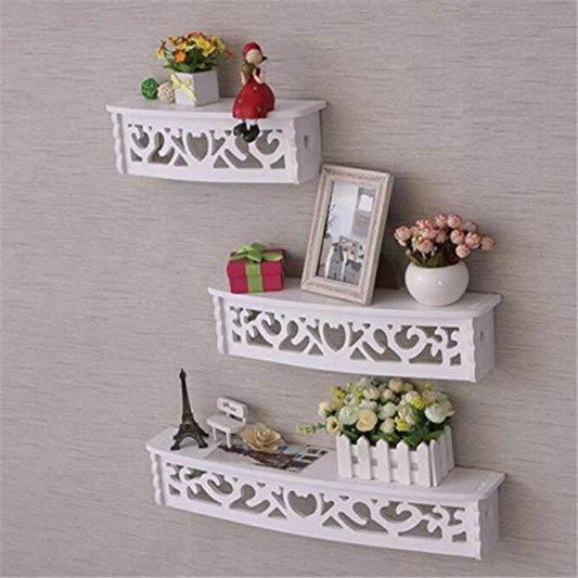 Get Interior Your Walls through Wooden Wall Shelves - WoodenTwist