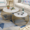 Sophistication and Style: Discover the Sylena Round Coffee Table with Marble