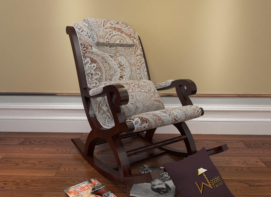 wooden rocking chair